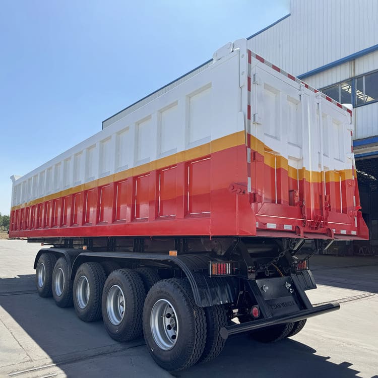 80 Tons Semi Dump Trailer