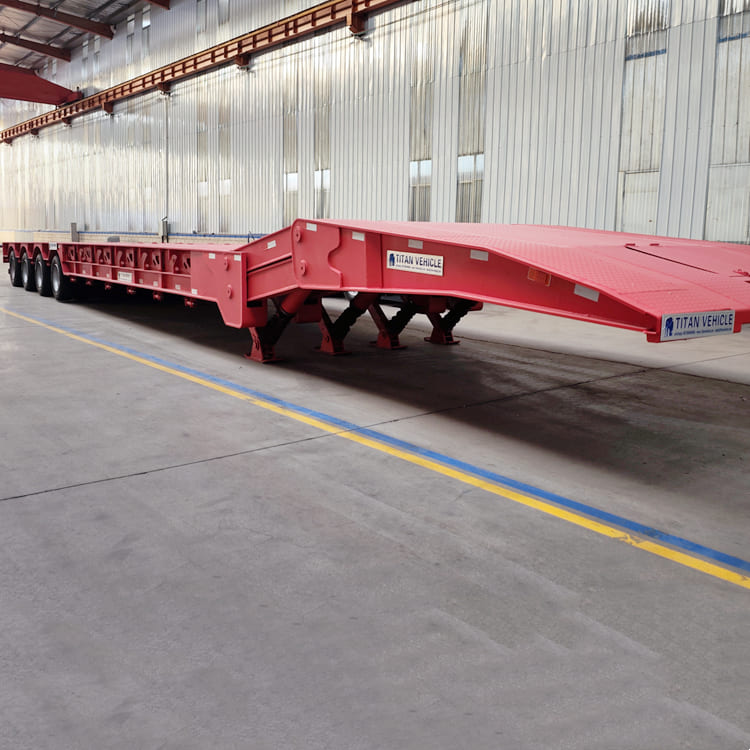 Folding Gooseneck Lowboy Trailer