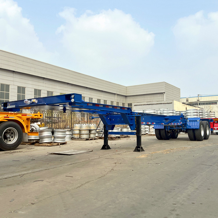 CIMC 2 Axle Gooseneck Skeletal Trailer